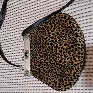 MOULIN ROUGE LEOPARD CROSSBODY BAG PURSE
